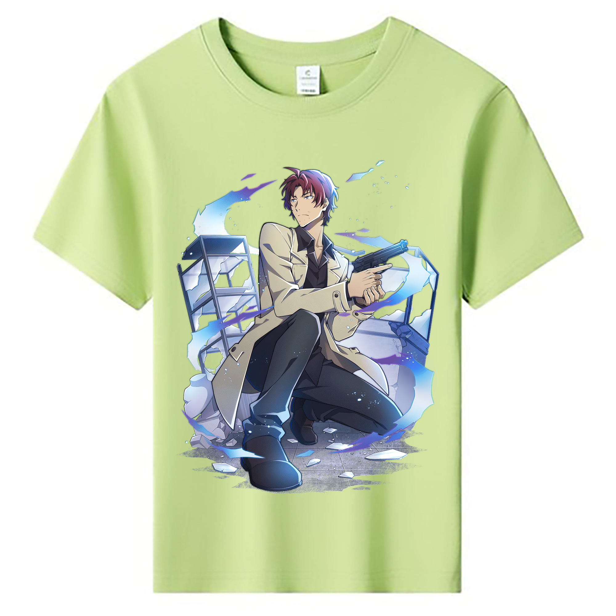 （画像用） 文豪ストレイドッグス Bungo Stray Dogs 綿100％キッズTシャツ（フロントプリント）